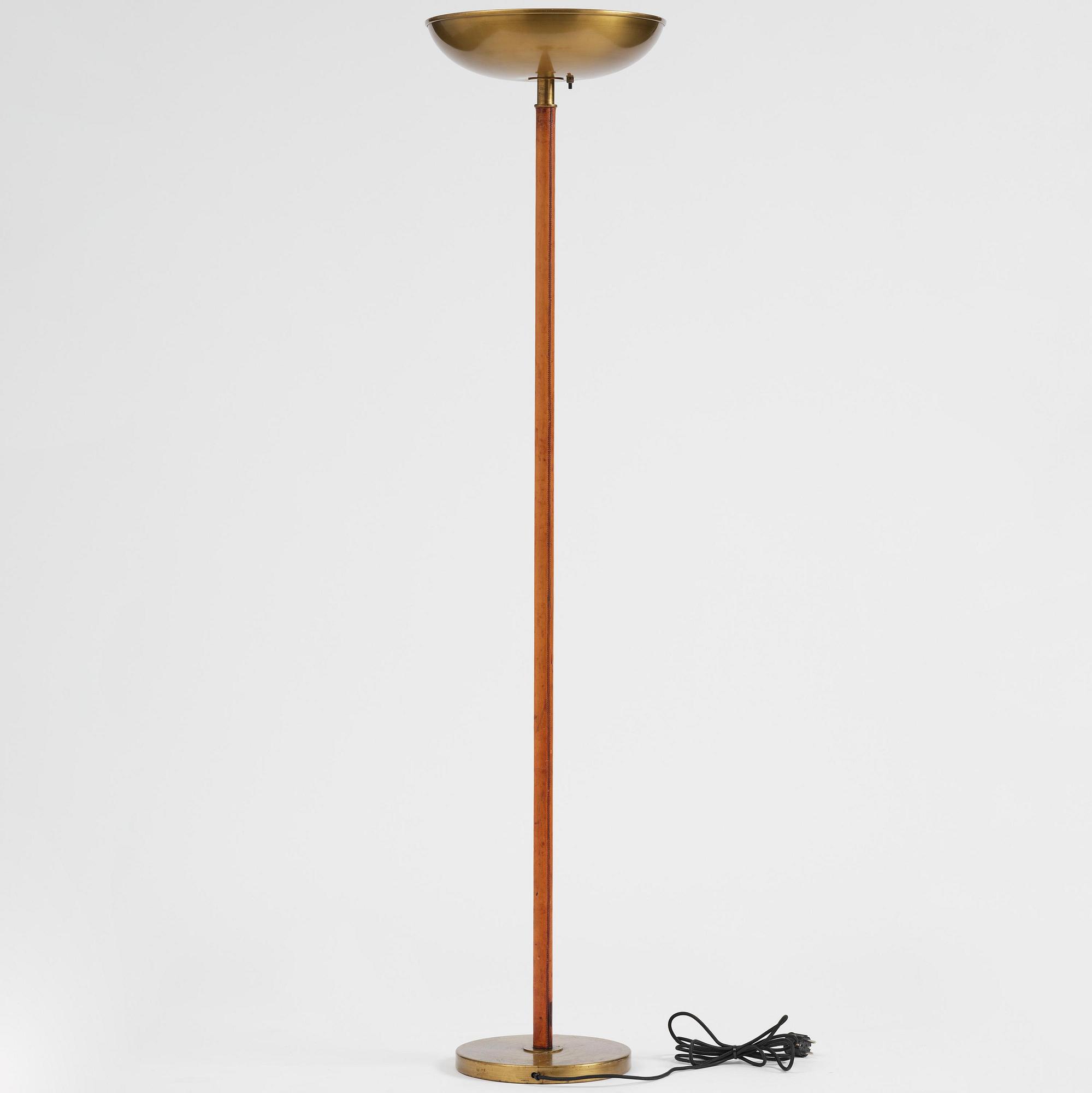 Bertil Brisborg, a rare floor lamp model 32608, Nordiska Kompaniet, Sweden, 1940s-50s.