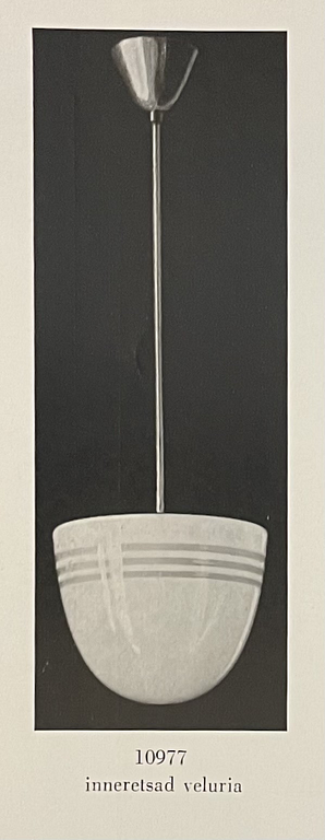 Harald Notini, a ceiling lamp, model "10977", Arvid Böhlmarks Lampfabrik, Sweden 1930s-40s.