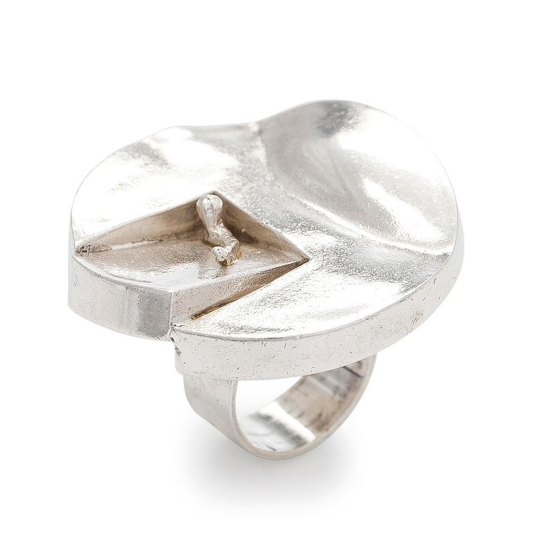 Björn Weckström, ring, "At the gate of eternity", silver.