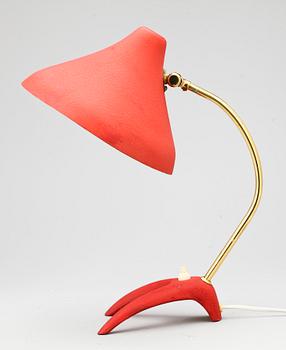 BORDSLAMPA, metall, EWÅ, Värnamo, 1940/50-tal.