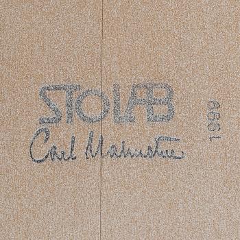 Carl Malmsten, karmstolar, ett par, "Lilla Åland", Stolab.1999.