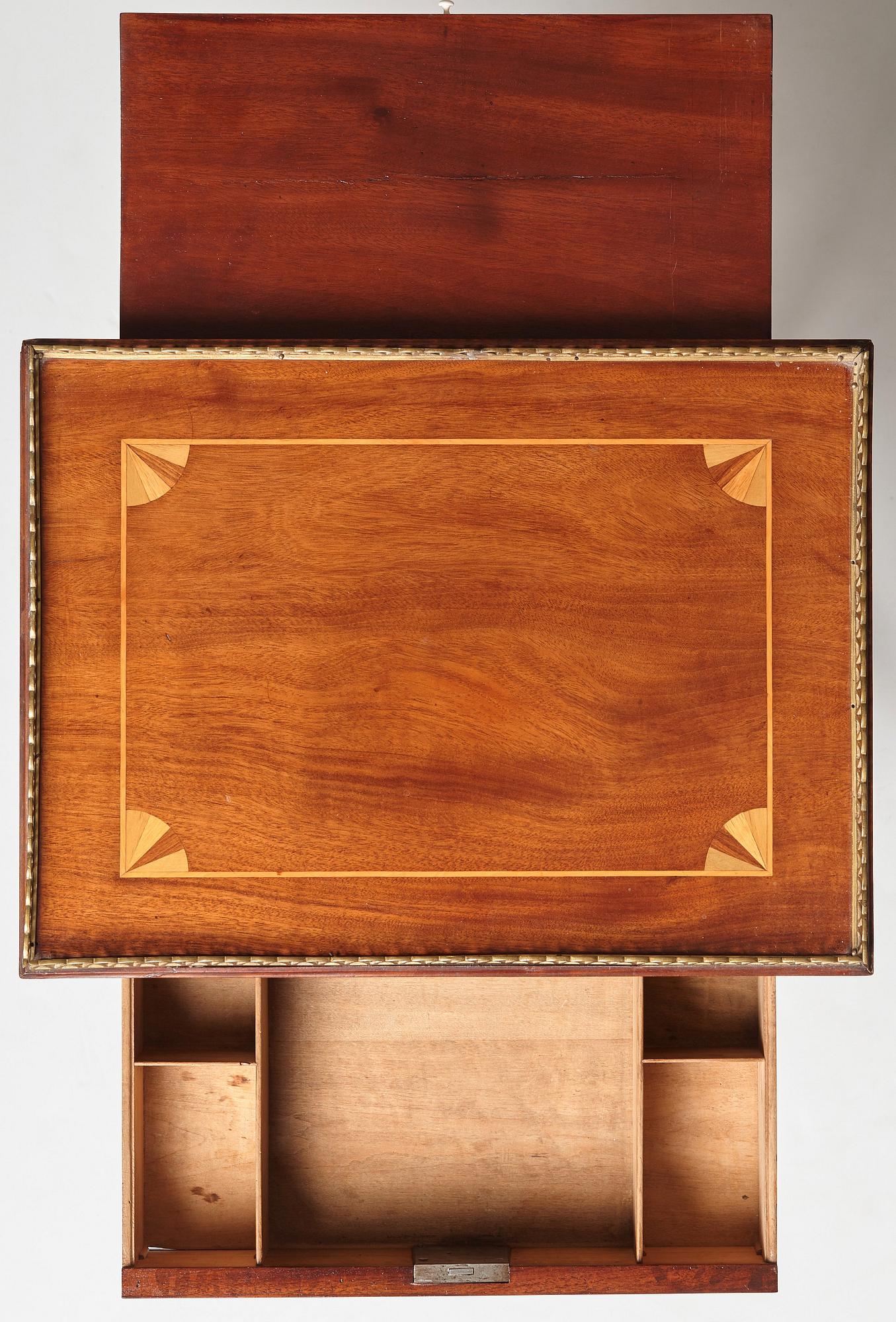 A late Gustavian table by Daniel Sehfbom (master in Stockholm 1800-1837).