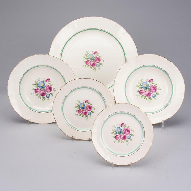 SERVIS, 33 delar, porslin, "Tellervo" Arabia, i produktion 1949-1958.