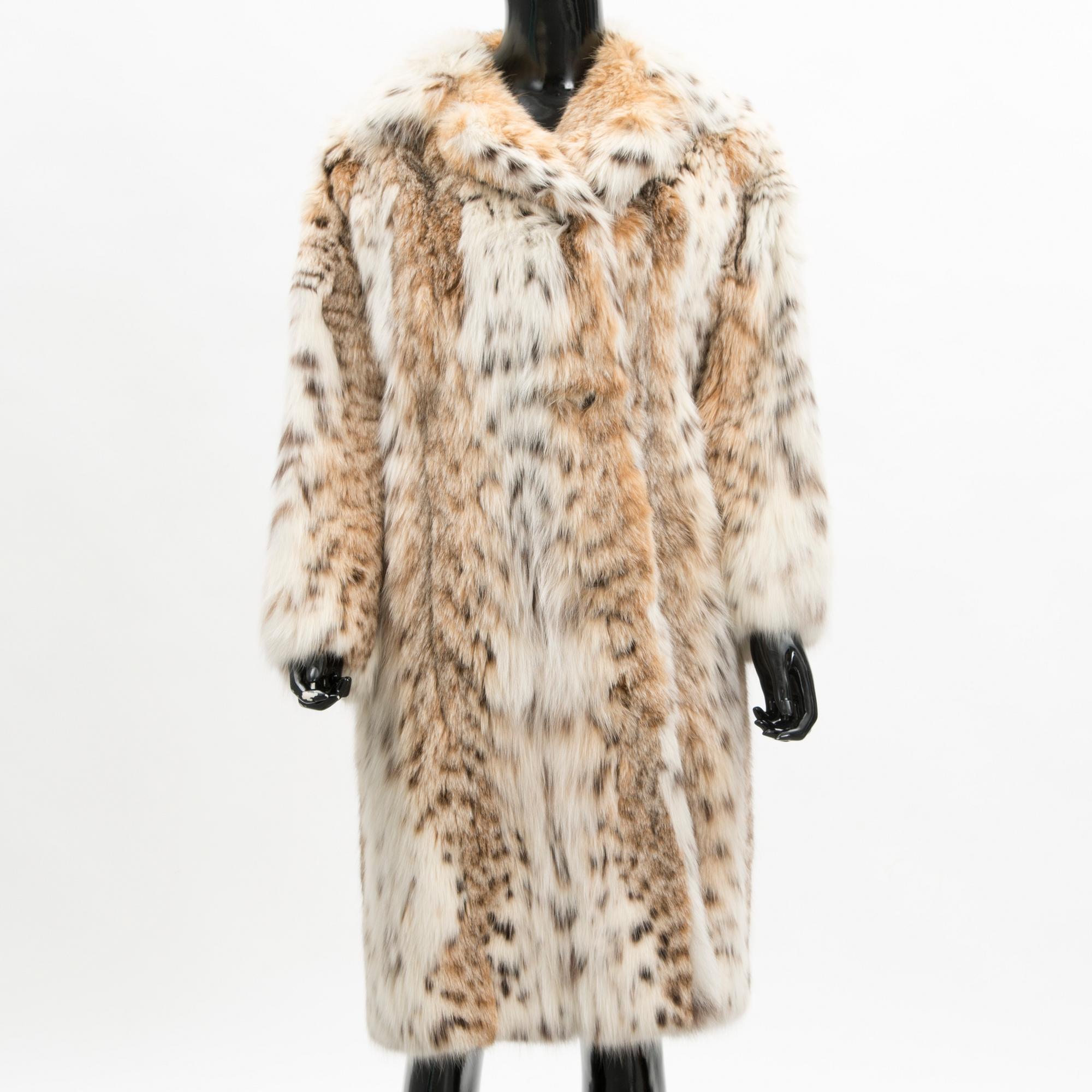 Lynx Fur Coat. Cites Certificate.