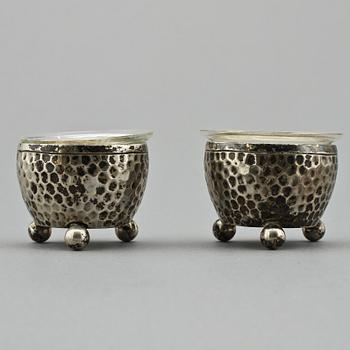 PARTI SILVER, 5 delar, 1900-tal, vikt 290 g.