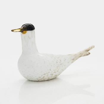 Oiva Toikka, årsfågel "Arctic tern", signerad O. Toikka Nuutajärvi 2000.