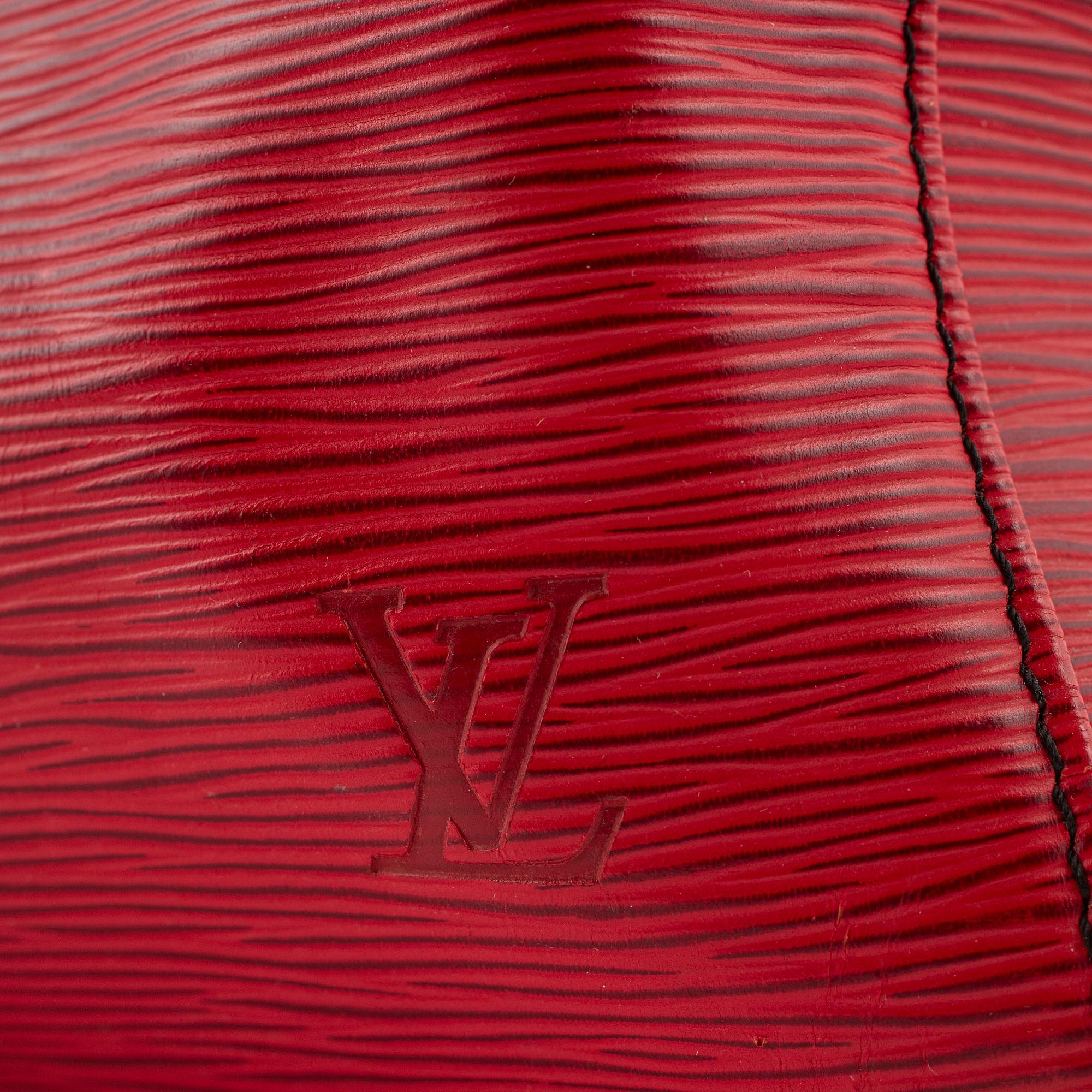 Louis Vuitton, weekendbag "Keepall Epi 50", 1990.