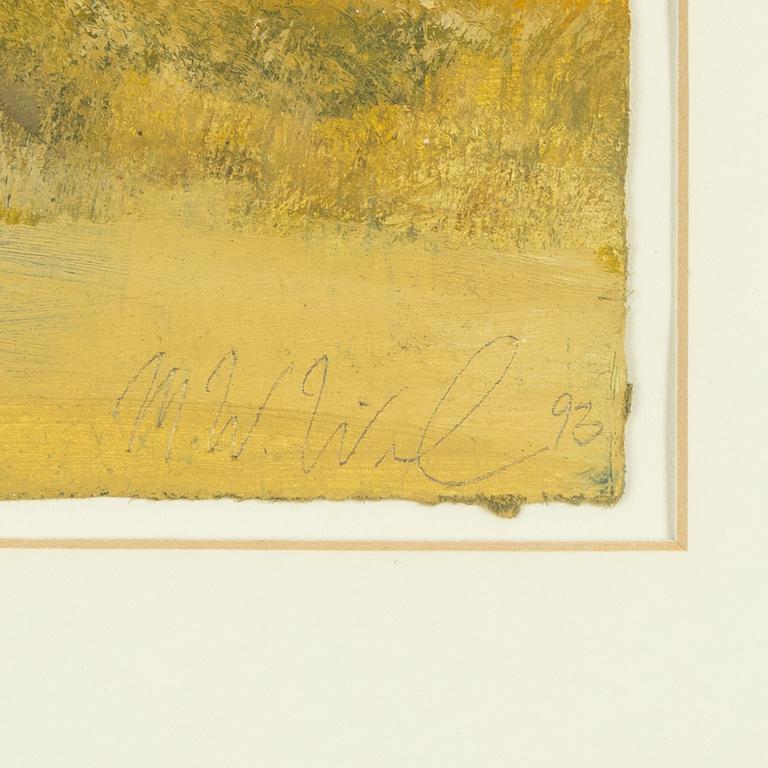 Mark William Wilson, "The Hayfield (after Pissaro)".