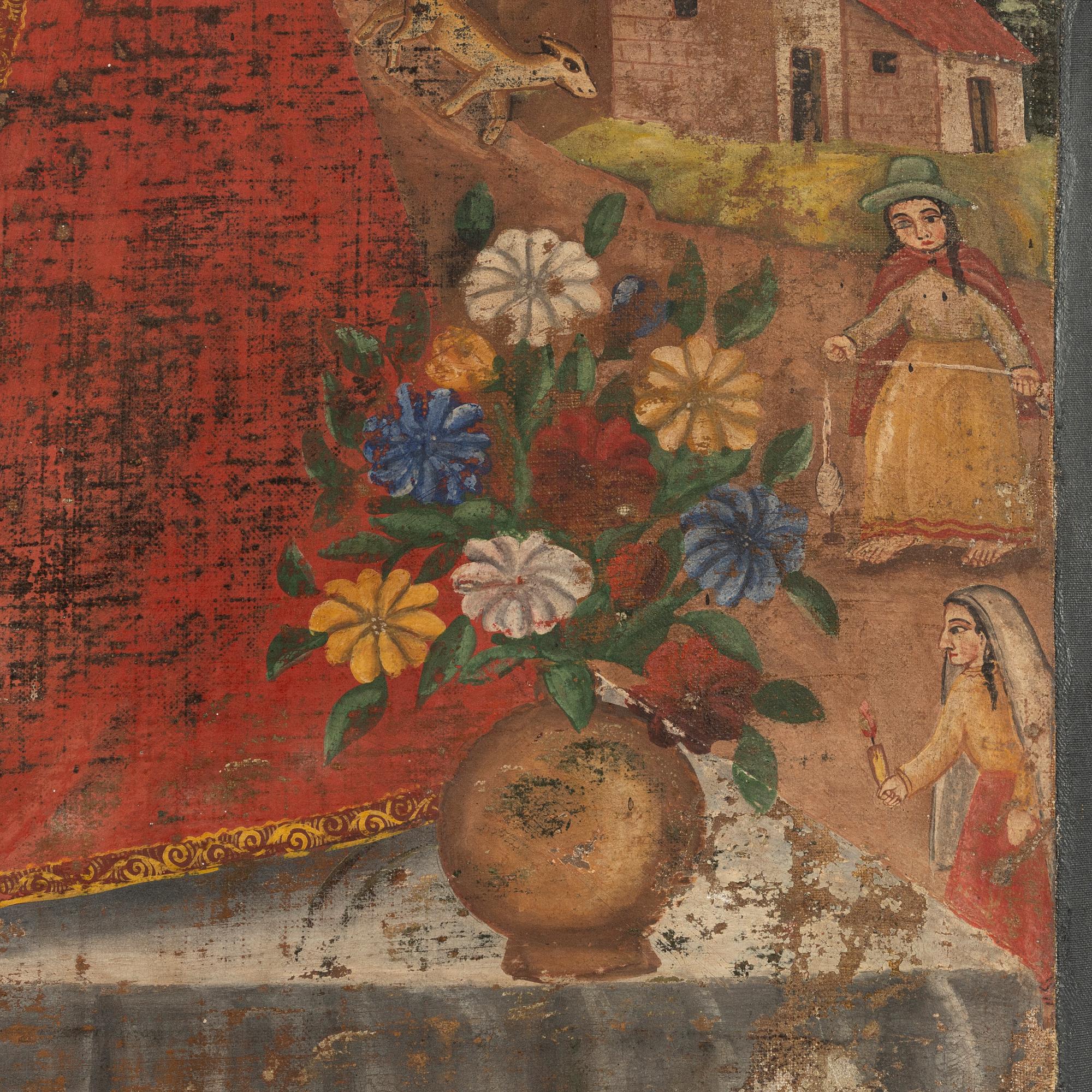 Cuzco School, 17th/18th century, Madonna with Child.