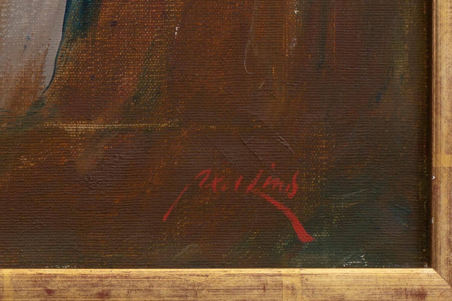 Axel Lind, oil on canvas signed.