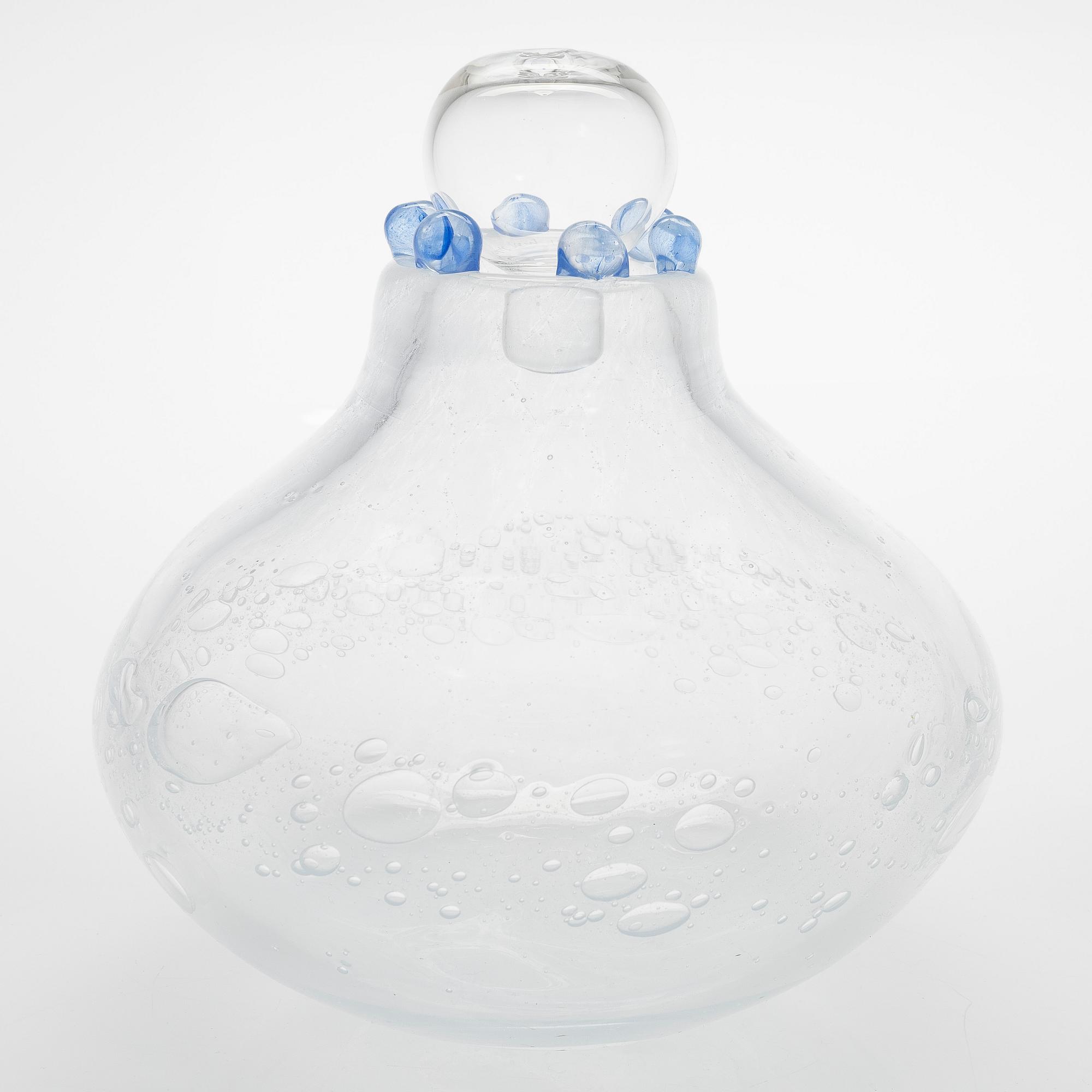 Tiina Nordström, an art glass signed Tiina Nordström, Iittala 1996.