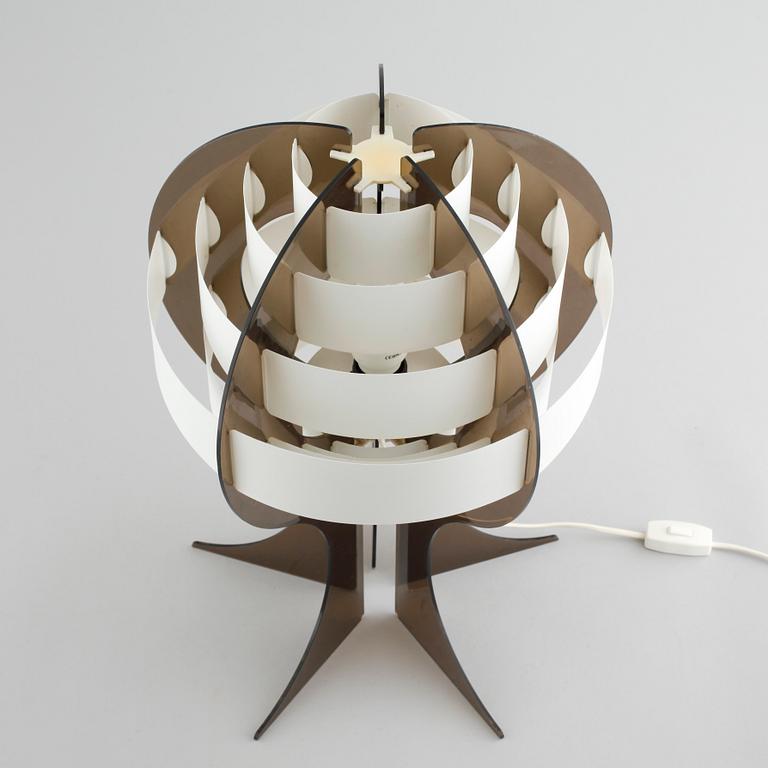 A table lamp, probably by Brylle Jacobsen, third quarter of the 20th century.