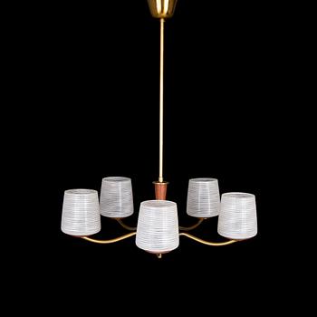 TAKLAMPA, Valinte, 1900-talets mitt. Höjd 75 cm.