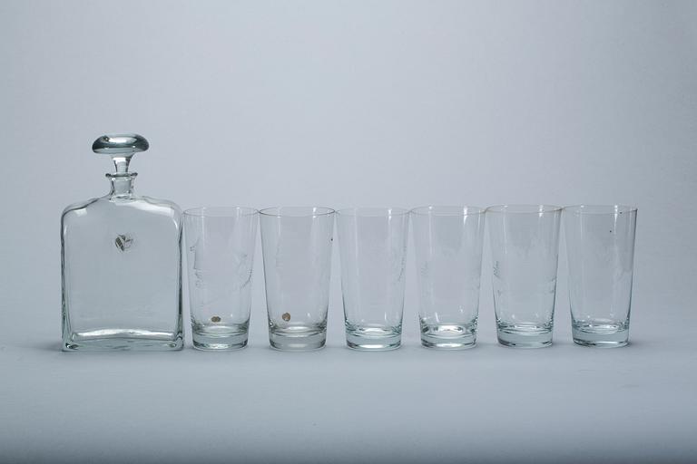PLUNTA och GLAS, 6 st, Trelleborg, etikettmärkt.