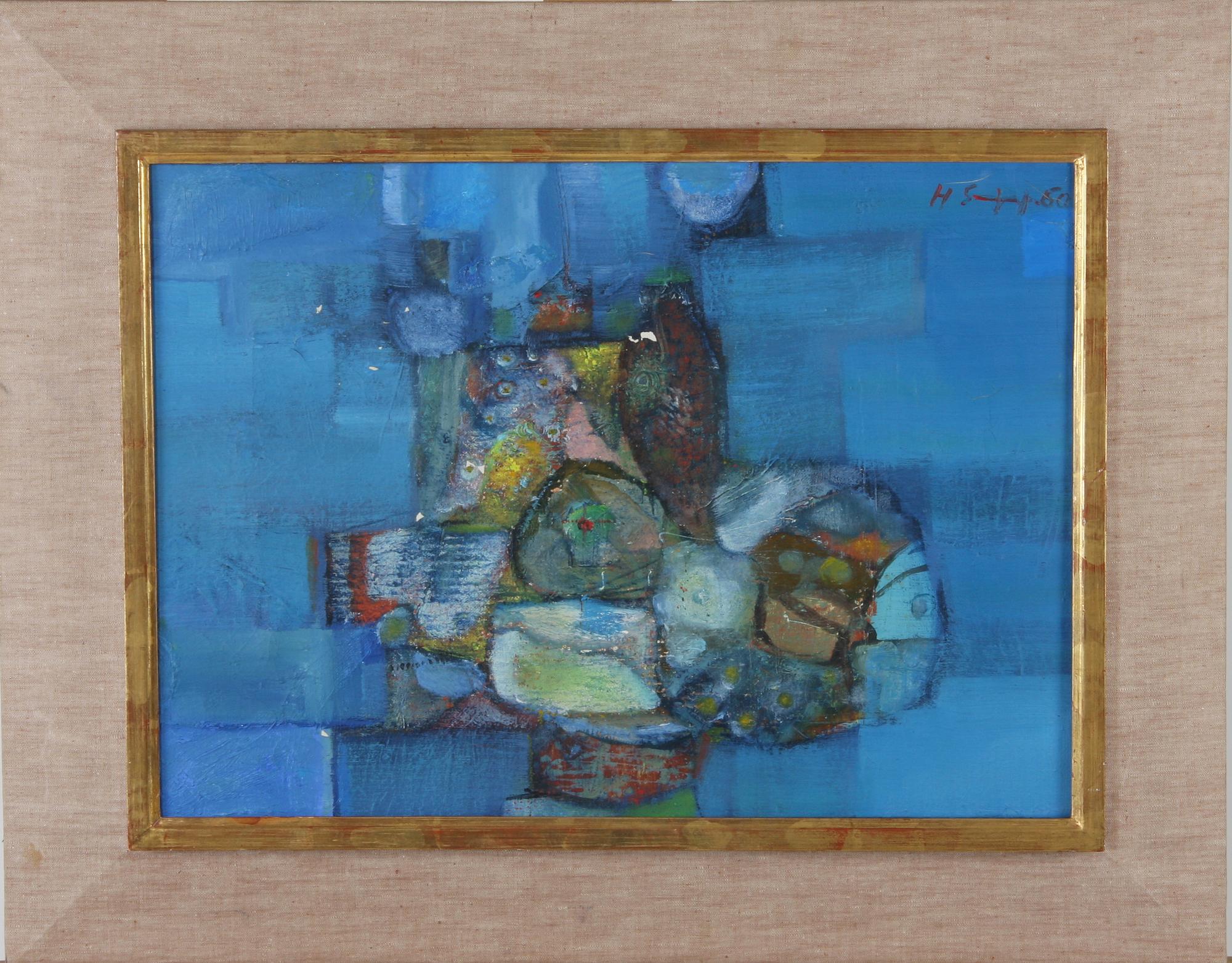 SERT, HENRI. Olja på duk, sign o dat -60.