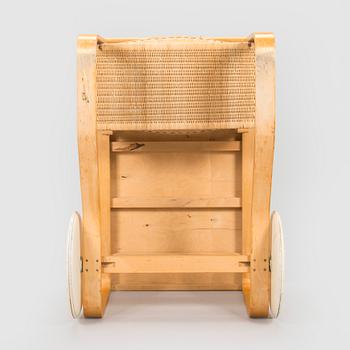 Alvar Aalto, serveringsvagn, modell 100, O.Y Huonekalu-ja Rakennustyötehdas A.B. tidigt 1950-tal.