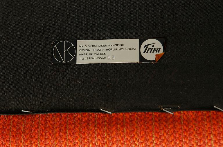 SALONGSGRUPP, 3 delar, "Paradiset", Kerstin Hörlin-Holmquist för NK Triva serien.