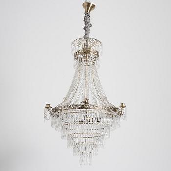 Chandelier, Empire style, late 20th Century.