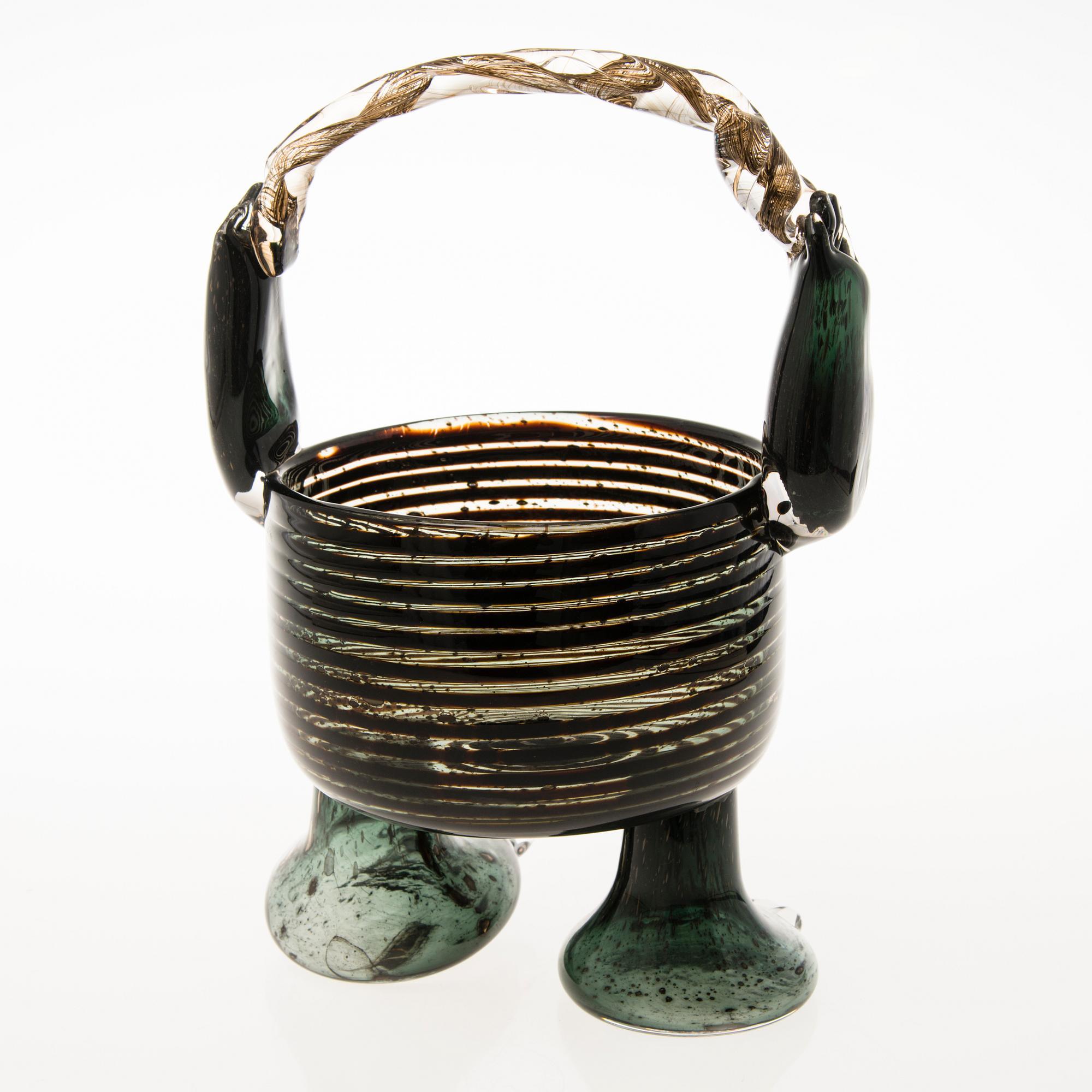 BJÖRN WECKSTRÖM a glass sculpture signed Björn Weckström Nuutajärvi Notsjö -76.