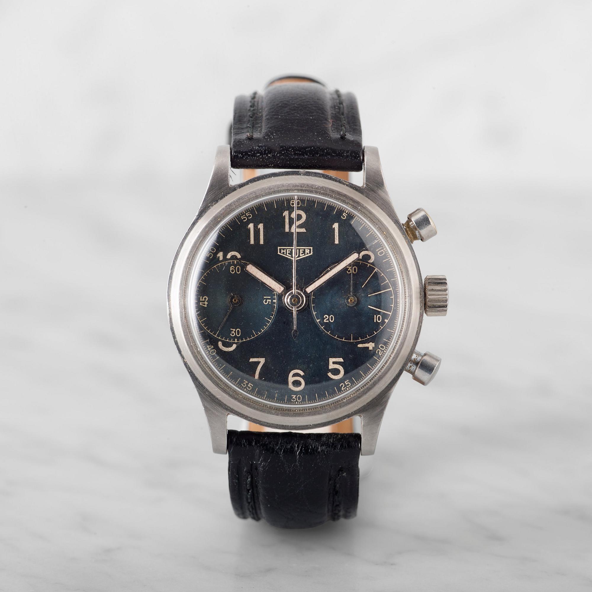 HEUER, "Big Eyes", chronograph, wristwatch, 35 mm,