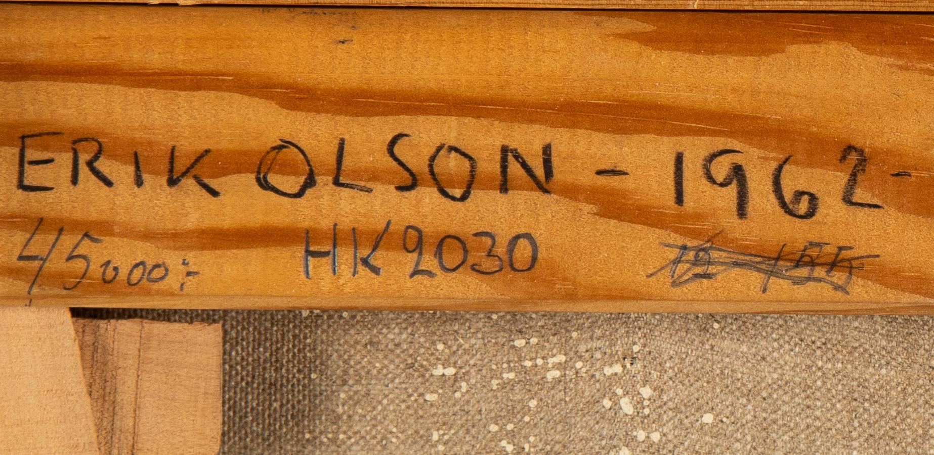 Erik Olson, oil on canvas, signed and dated -62.