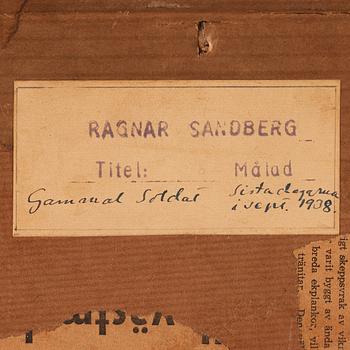Ragnar Sandberg, "Gammal soldat/Beväring med blå ögon".