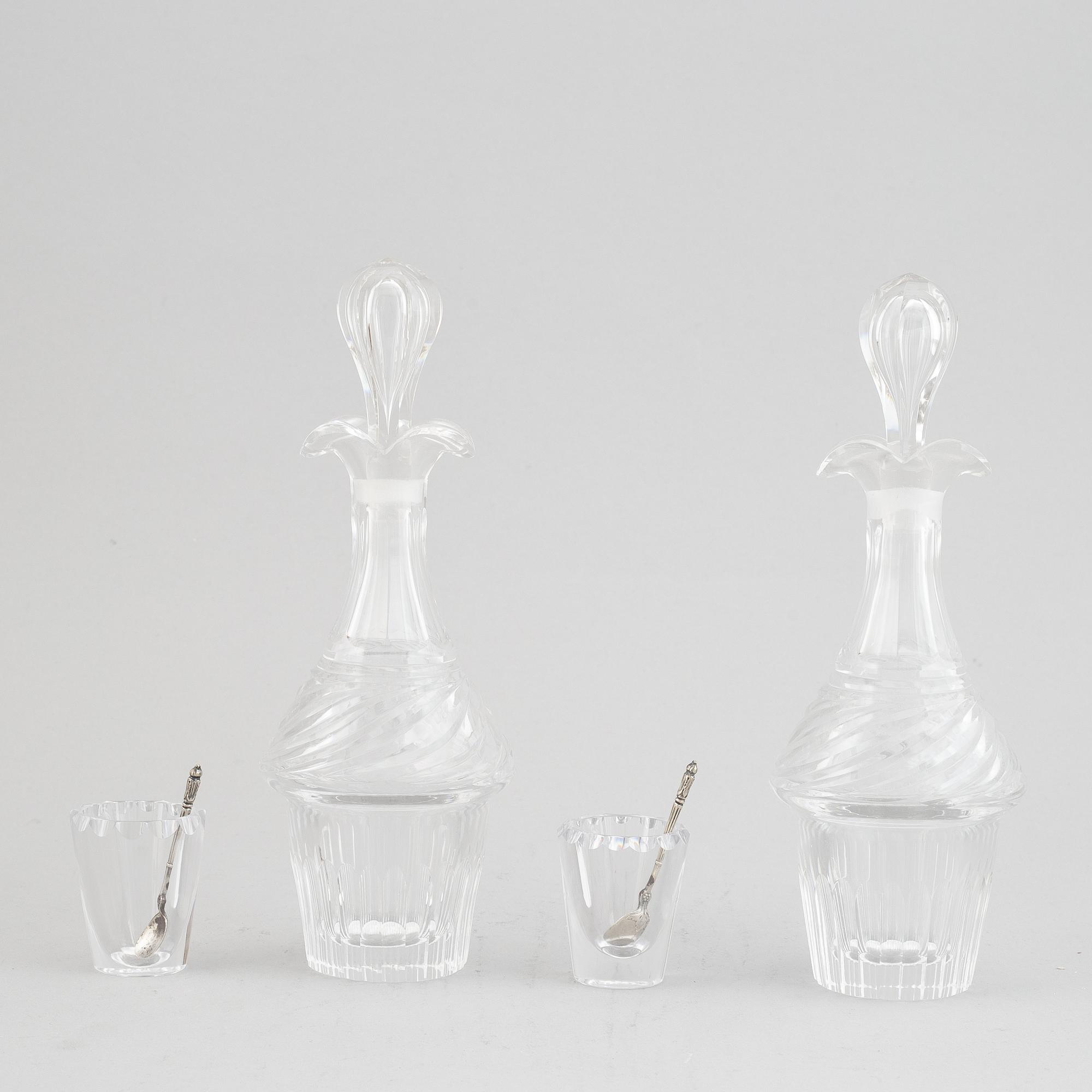 A Swedish late Gustavian cruet-set, mark of Pehr Zethelius, Stockholm 1799.