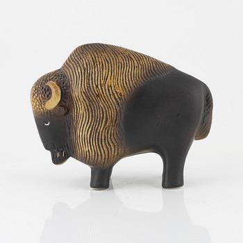 Lisa Larson, two stoneware figurines, for Nordiska Kompaniet in cooperation with WWF, Gustavsberg.