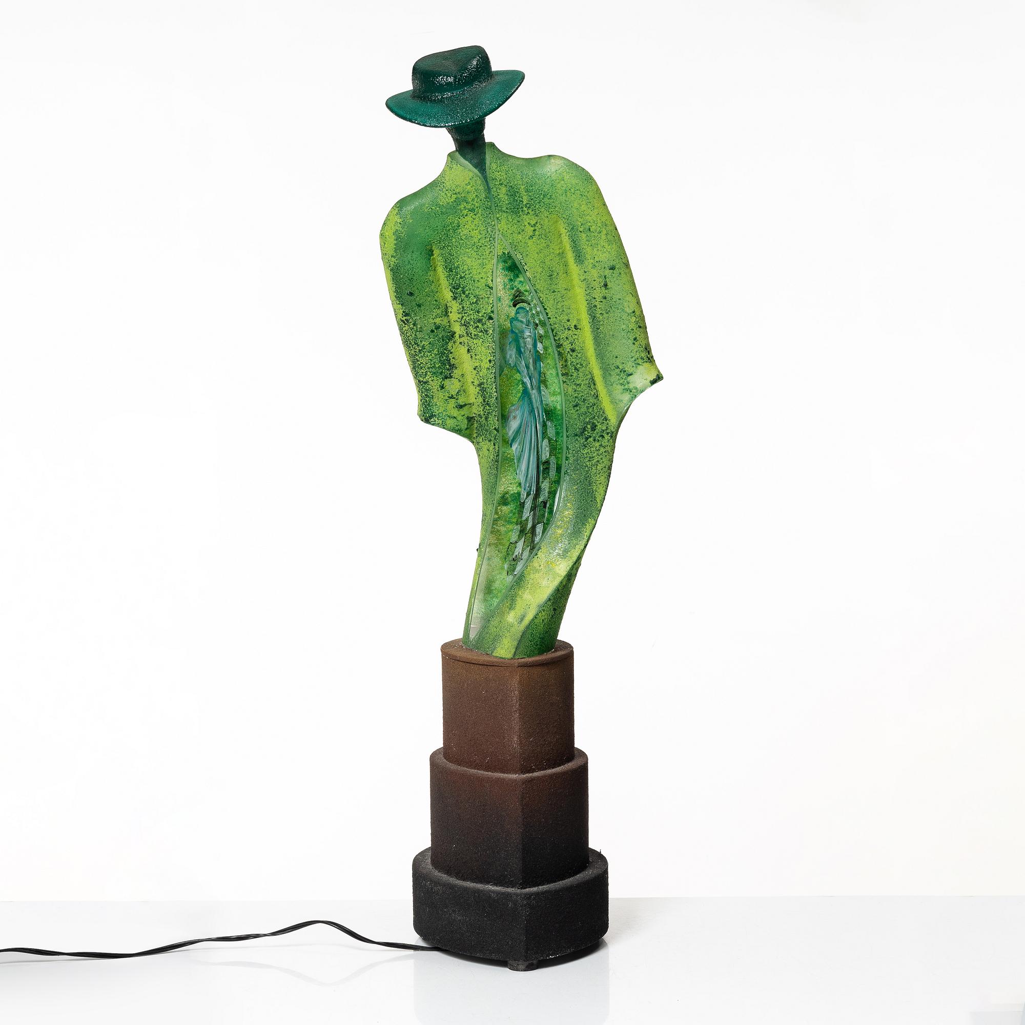 Kjell Engman, 'Man in Trenchcoat/Catwalk', Kosta Boda.