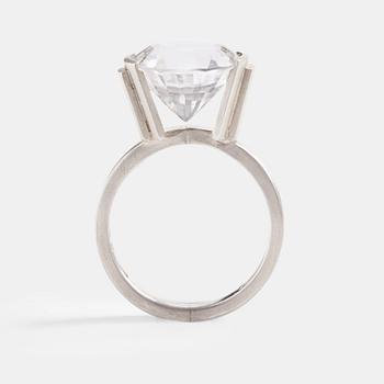 94. Wiwen Nilsson, A Wiwen Nilsson sterling and rock crystal ring, Lund Sweden 1962.