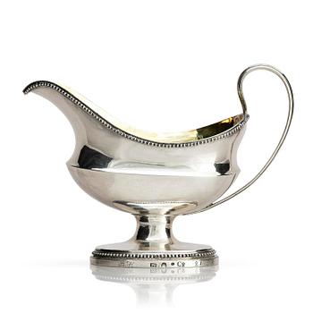 279. Petter Eneroth, såssnipa, silver, Stockholm 1785. Gustaviansk.