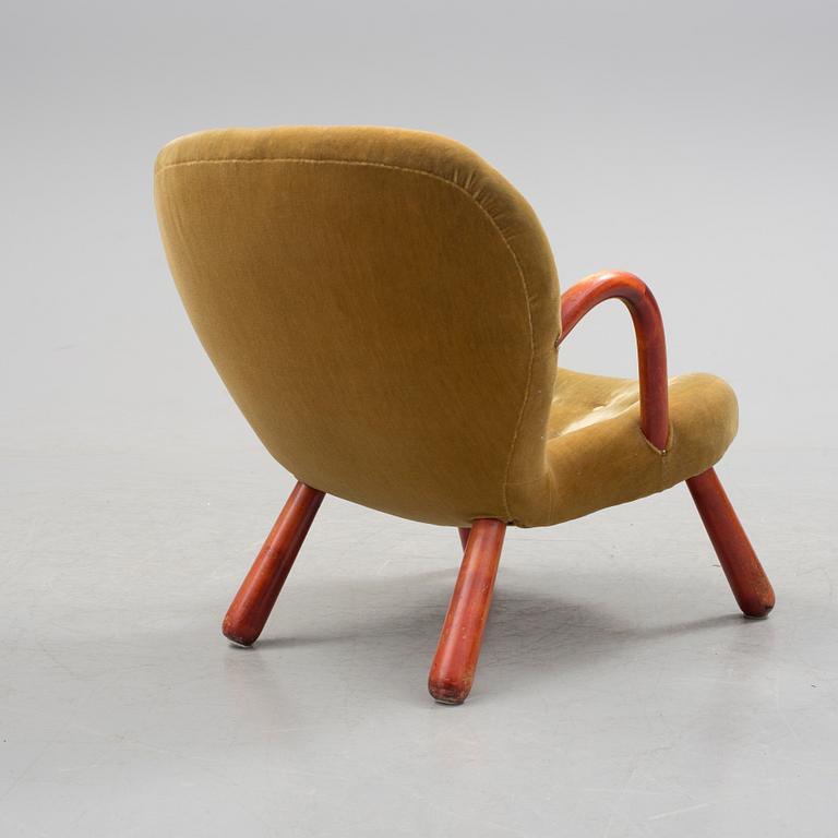 PHILIP ARCTANDER, tillskriven. Fåtölj, "Clam Chair" / "Muslinge", 1940/50-tal.