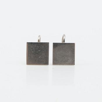 Wiwen Nilsson, earrings, a pair, silver, Lund, 1958.