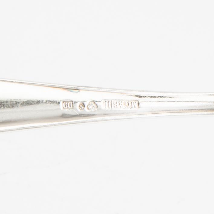 Bestick silver 26 dlr MGAB Uppsala  1950-tal.