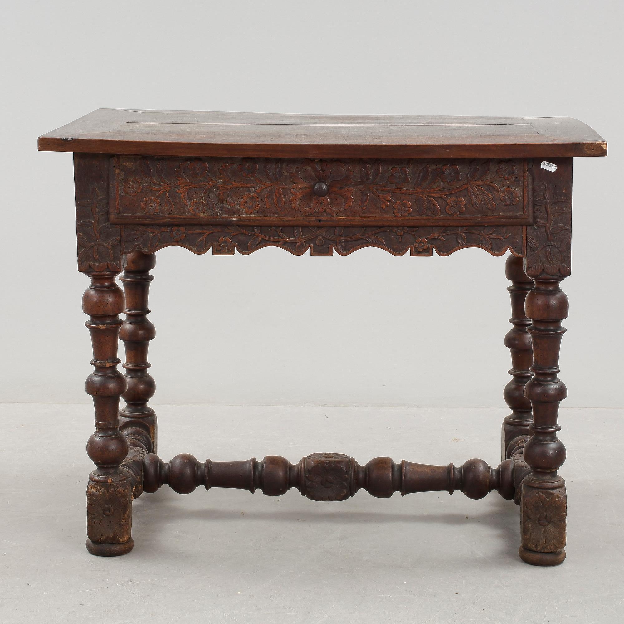 BORD, barocktyp, 1800-tal med äldre delar.