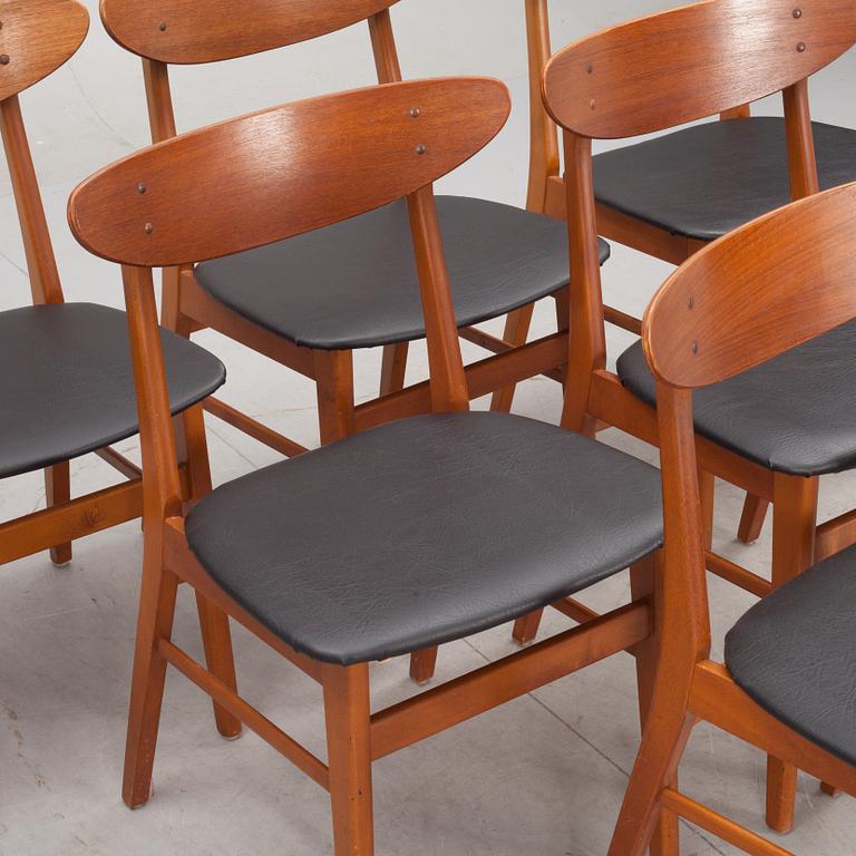 STOLAR, 6 st. Farstrup, Danmark, 1950/60-tal.