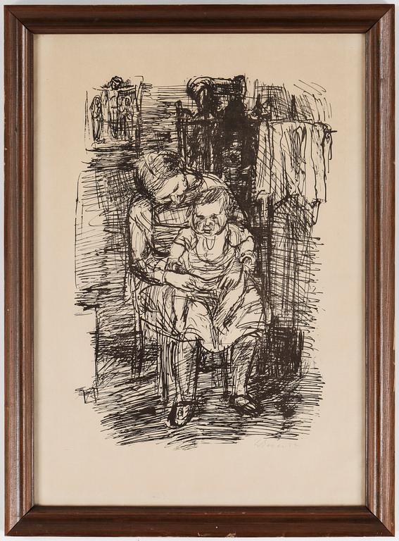 WILHELM GEYER, litografi, signerad och daterad -32.
