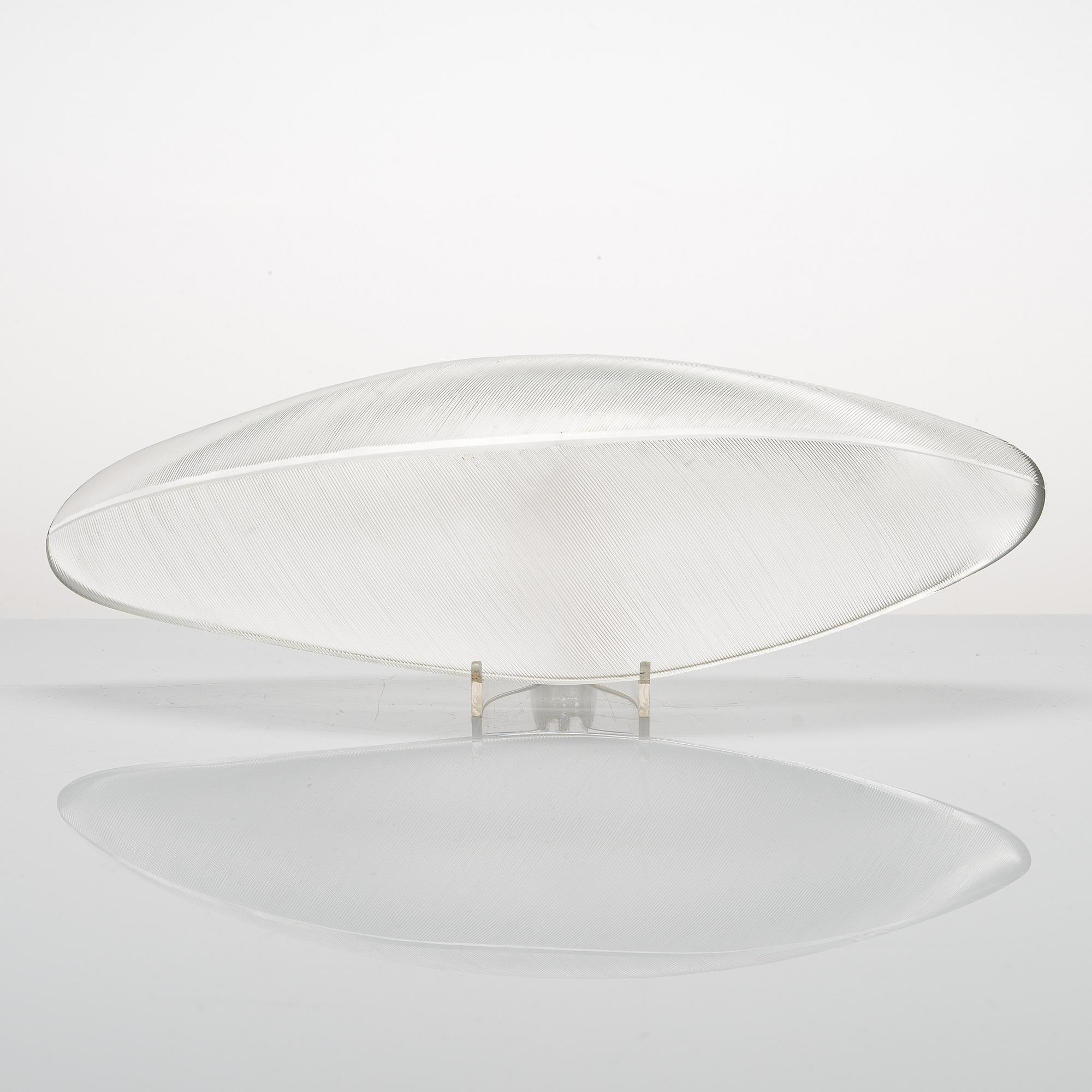 Tapio Wirkkala, A '3869' art object, 'Sulka' (Feather), signed Tapio Wirkkala.