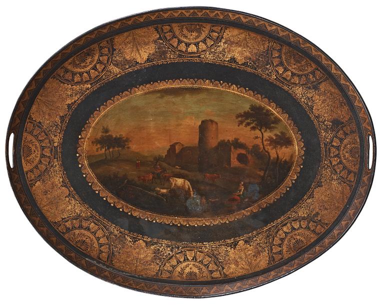 An Empire 19th century tray.