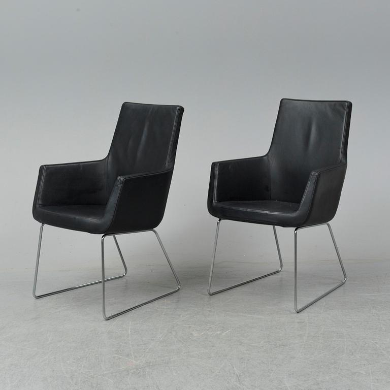 ROGER PERSSON, a pair of 'Happy' armchairs, Swedese.