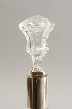 KARAFF, glas och silver, Lidköping, 1944.