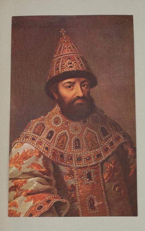 MINNESMAPP MED TRYCK, "Huset Romanov", Ryssland 1917.