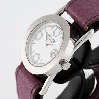 Hermès, "Barenia Rondo", armbandsur, 28 mm.
