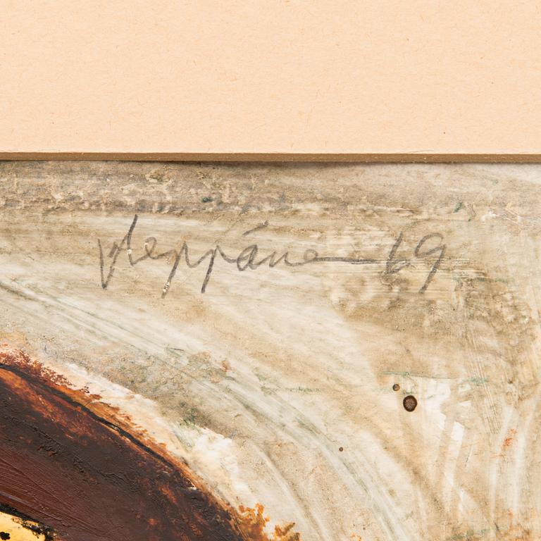 JAAKKO LEPPÄNEN, sekatekniikka, signeerattu ja päivätty -69.