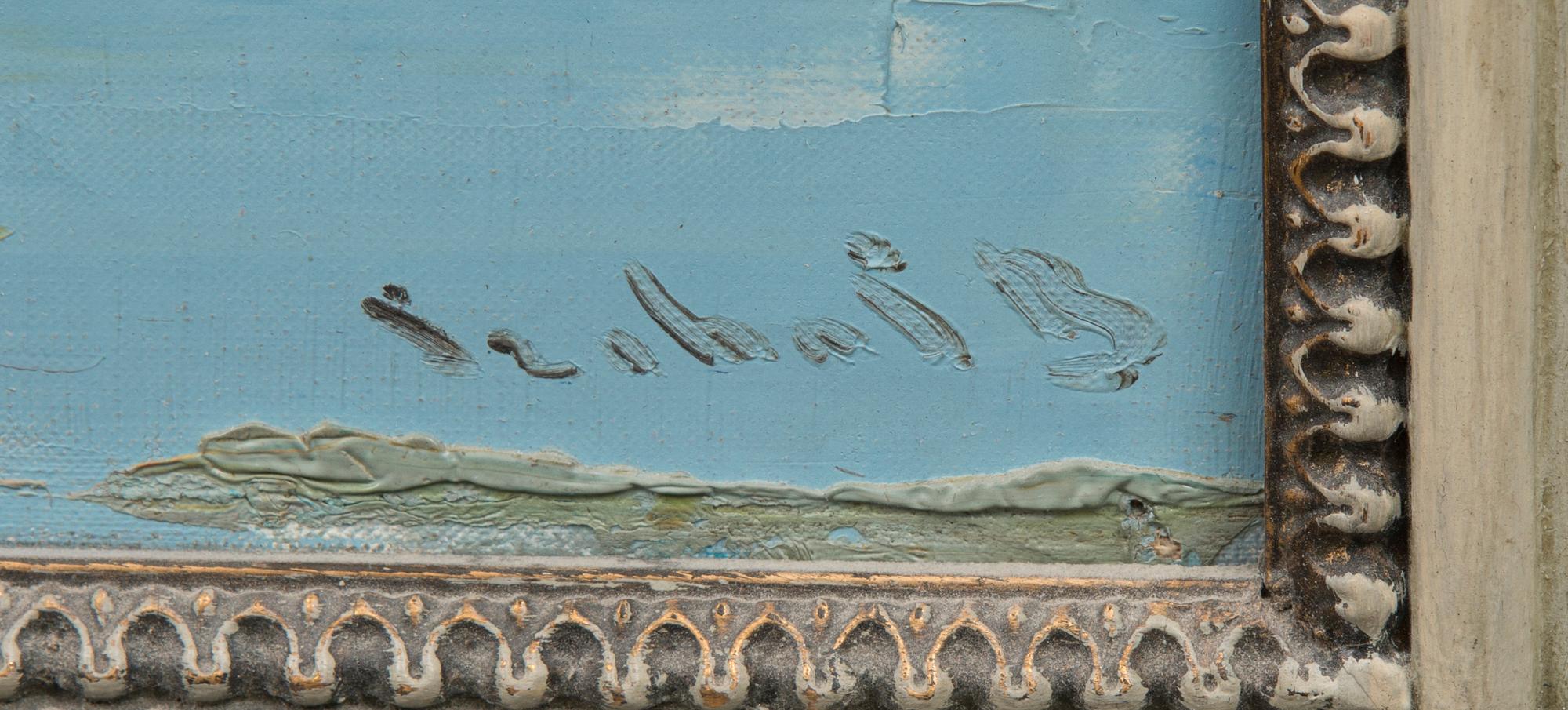 Unknown artist, oil on canvas, signed.