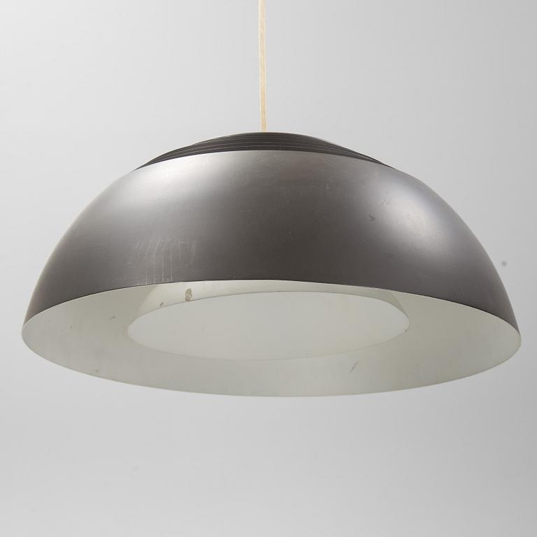 A 'Royal pendel' pendent lamp by Arne Jacobsen for Louis Poulsen, Denmark.