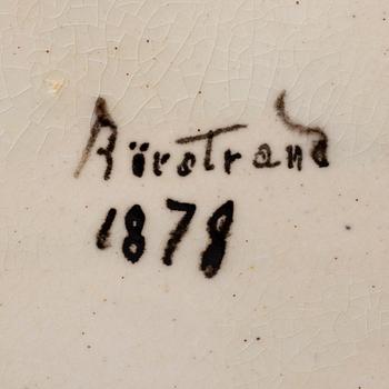 KANNA MED LOCK Rörstrand 1878 majolika.