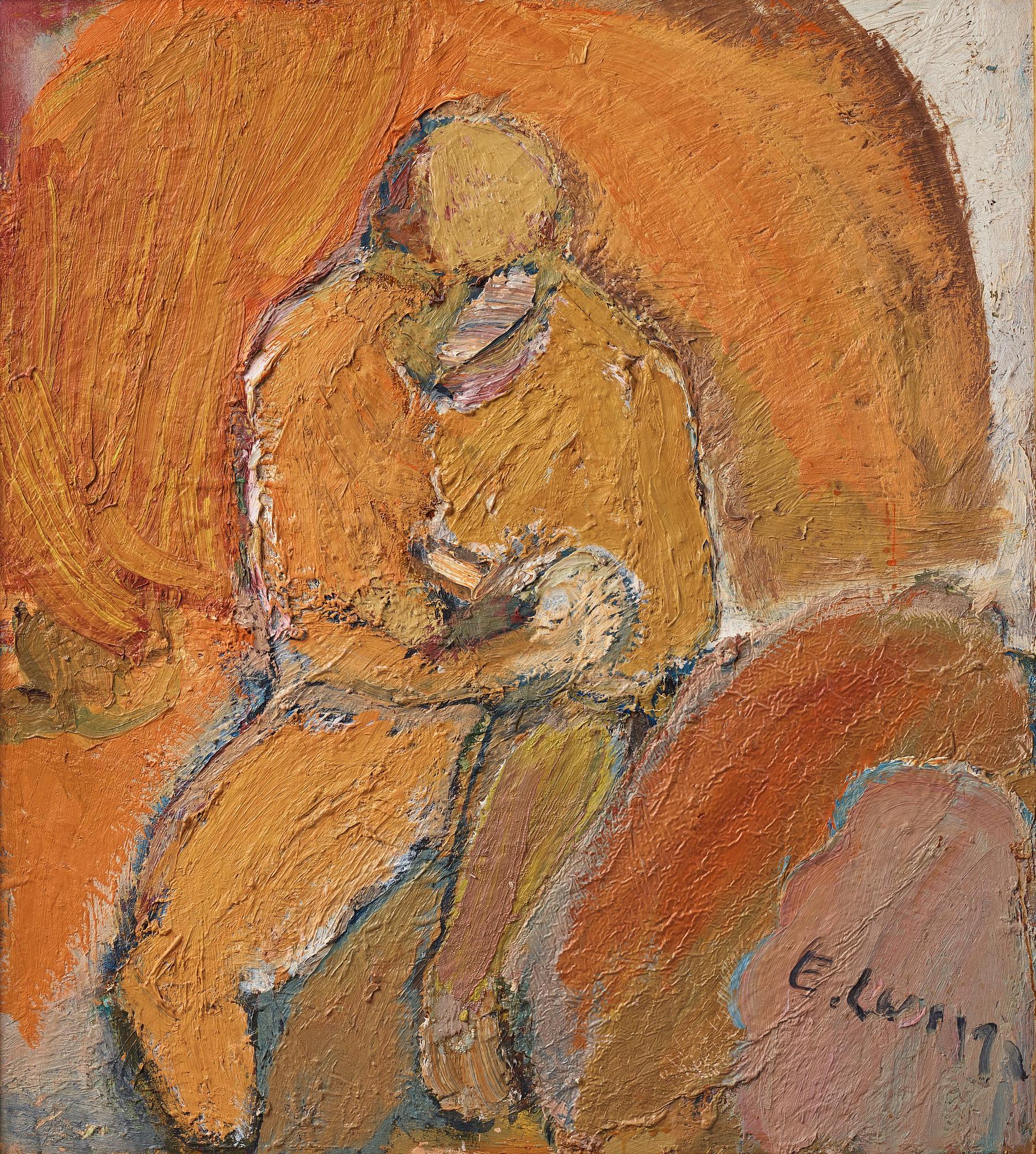 Evert Lundquist, "Sittande man".