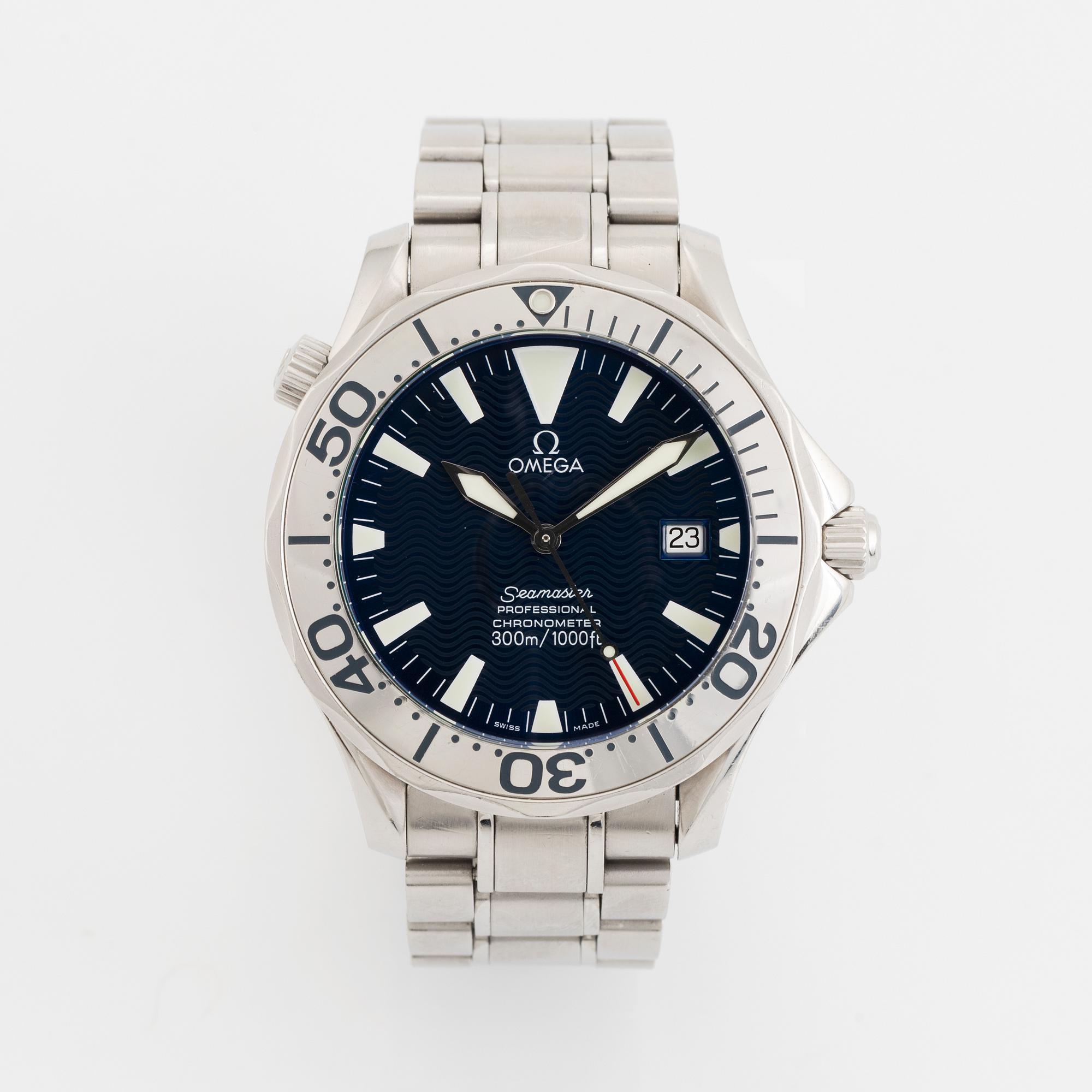 Omega, Seamaster, Professional, 300m, wristwatch, 41 mm.