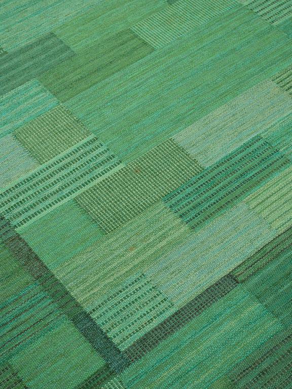 Marianne Richter, MATTA. "Fasad Grön". Rölakan. 273,5 x 236,5 cm. Signerad AB MMF MR.